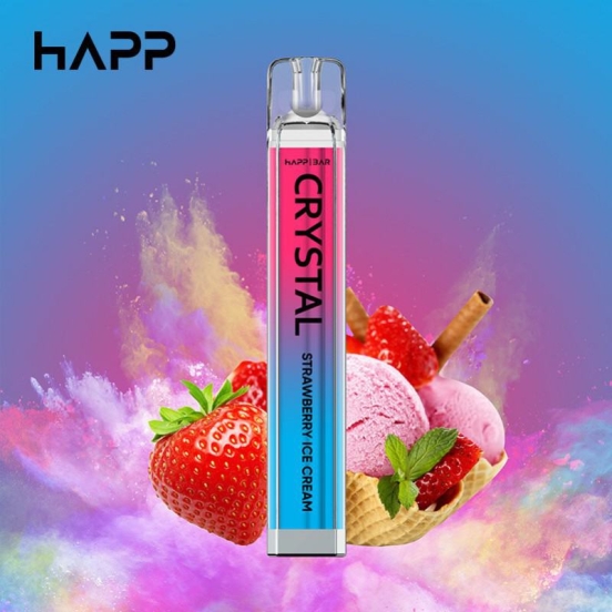 Disposable VAPRIDE Vapride Happ Crystal  E 600 Puffs Vape Pens Wholesale