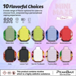 Peak Pens 600 Puffs Disposable Vape