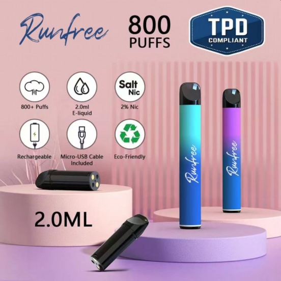 2024's Premium Vape Pen Runfree Rf254 600800 Puffs Electronic Cigarette Puff