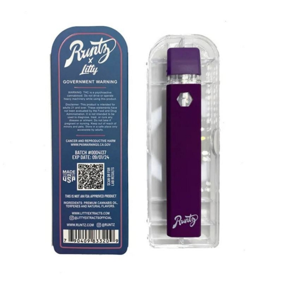 2024 Best Disposable OEM Vapes Runtz X Litty E S Disposable Wholesale