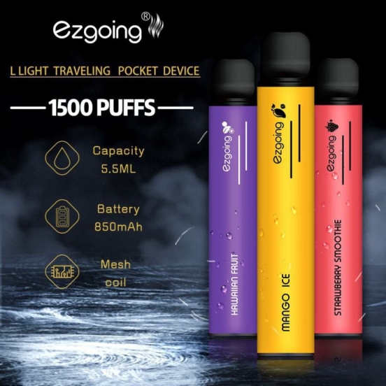 Smooth Hit Disposable Vape Ezgoing Ezgoing-1500 About 1500 Puffs