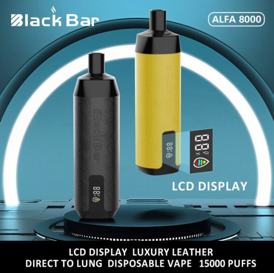 Premium Vape Pen Black (support OEM) Alfa 8000 Wholesale Price