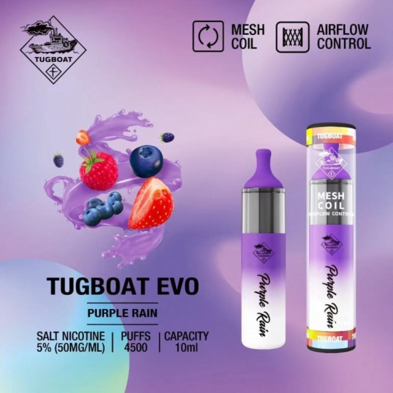 2024 Best Vape Disposable Vape Pen INSTA Tugboat Evo 4500 Puffs Wholesale
