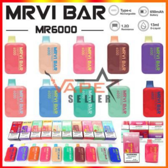 Disposable Vapes Baish Mrvi Mr6000 Wholesale