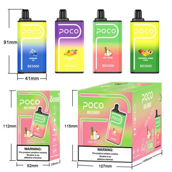 Wholesale no Poco Be 5000 Puffs Vape Pens