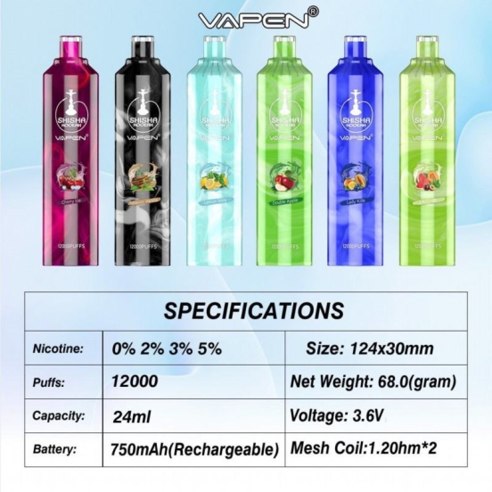 Vapen Vape Va Shisha Ehook 12000 Wholesale