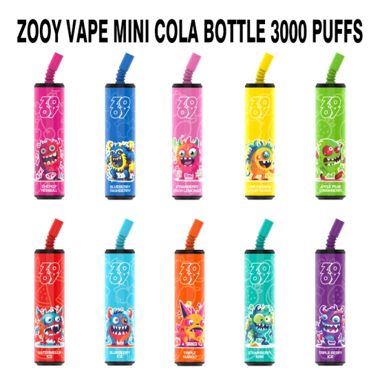 Disposable Zooy Vapes MIN COLA BOTTLE 3000 Puffs Wholesale Price Cheap