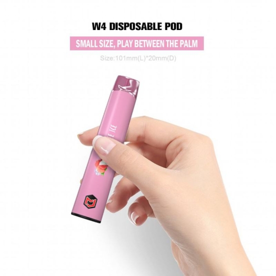 Authentic Customizable W4 1600 Puffs Wholesale Disposable Vape Pen