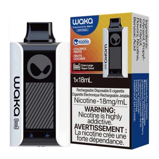 Wholesale Price Insta Waka Sopro Pa10000 15000 Puffs Disposable Vape