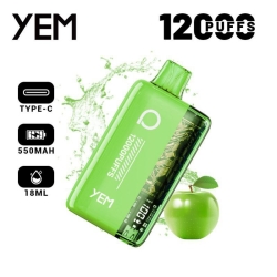 Disposable Vape YEM Bm12s-94tz 12000 Puffs Brands