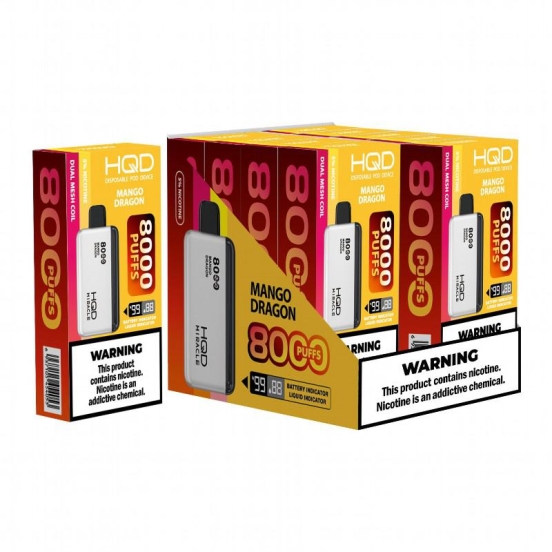 Hqd Miracle 8000 Puffs Smooth Hit Disposable Vape