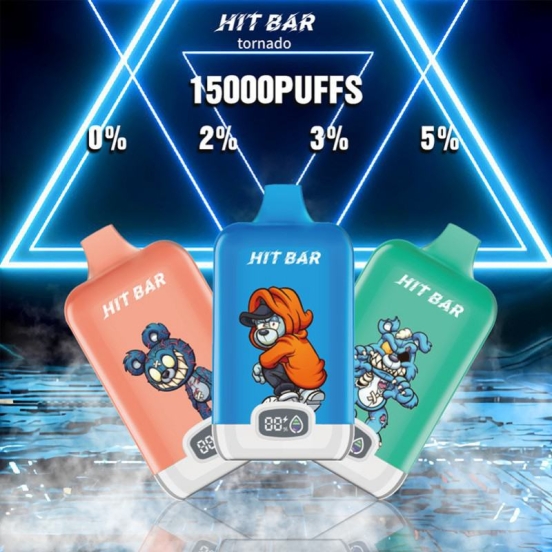 Disposable hit Hit Tornado 15000 15k Puffs Vape Brands