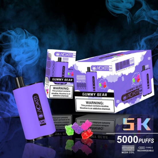 Hot Selling Fume Aokit 5k 5000 Puffs Big Hit Disposable Vape