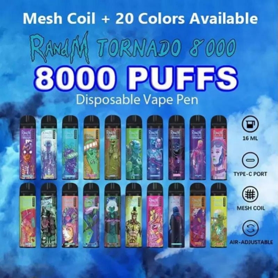 RandM Bar Randm Torando 8000 Puffs