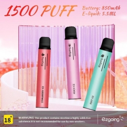 Smooth Hit Disposable Vape Ezgoing Ezgoing- 1500 Puffs