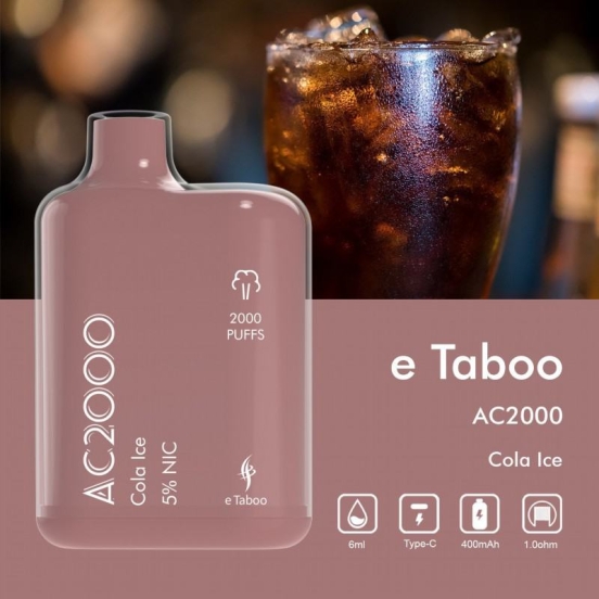 e Taboo Ac2000 Disposable Vape Brands