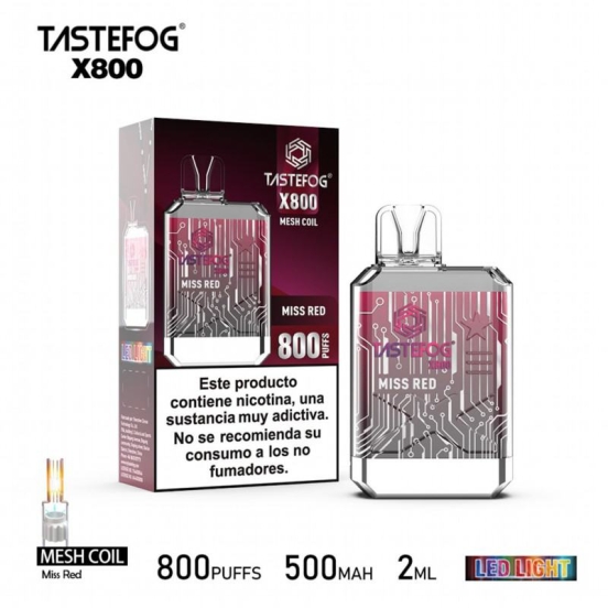 Top Sale Disposable Vape Tastefog 800 Puffs Brands