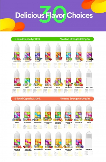 All Flavors Wholesale Disposable Vape Bar VOOZOL SALT Vozoll