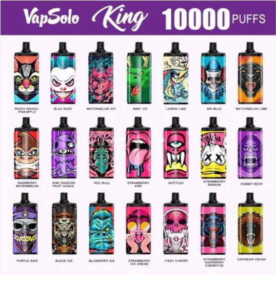 Vapsolo King 10000 10k Disposable E S Hits Vape