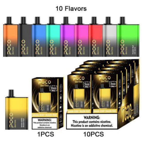 Disposable Vape Elfworld Poco Bm 7000 Bm7000 Puffs Wholesale