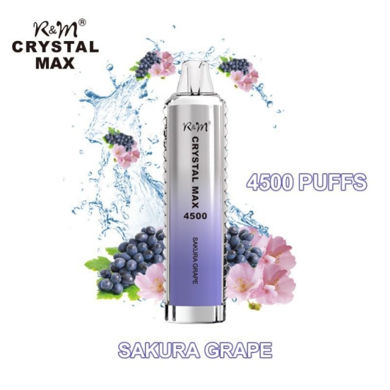 R&M Ultimate Disposable Vape Pen R&m Crystal Max 4500 Wholesale