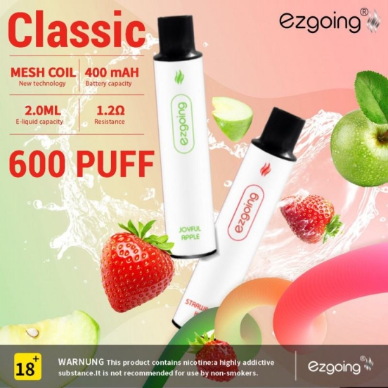 All Flavors Disposable Sup Vape Ezgoing Classic About 600 Puffs Pens Wholesale Price