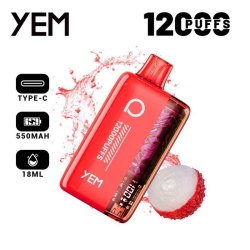 YEM Bm12s-109tz 12000 Puffs Electronic Cigarette Puff