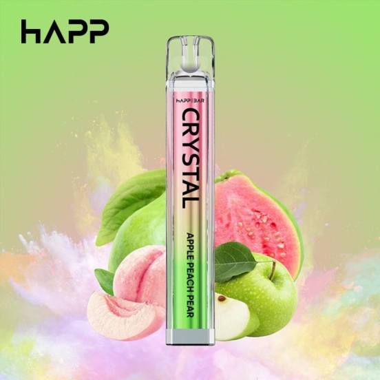 Ocitytimes Happ Crystal 600 Puffs Vape Rechargeable