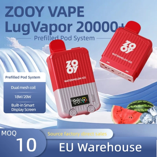 China Disposable Zooy Bar 20000 Puffs LugVapor + Vape Wholesale