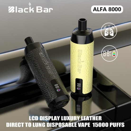Bulk Price Black Alfa8000 15000 Puffs Disposable Vapes