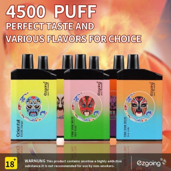 Good Price Disposable Ezgoing Ezgoing-4500 E-cigarette Nicotine