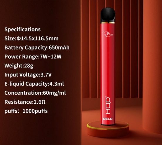 Hqd Melo 1000 Puffs Disposable Vape Brands