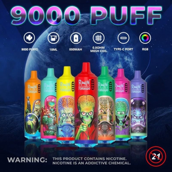Hot Selling Puff Randm Dazzle 9000 Disposable Disposable E-cigarette