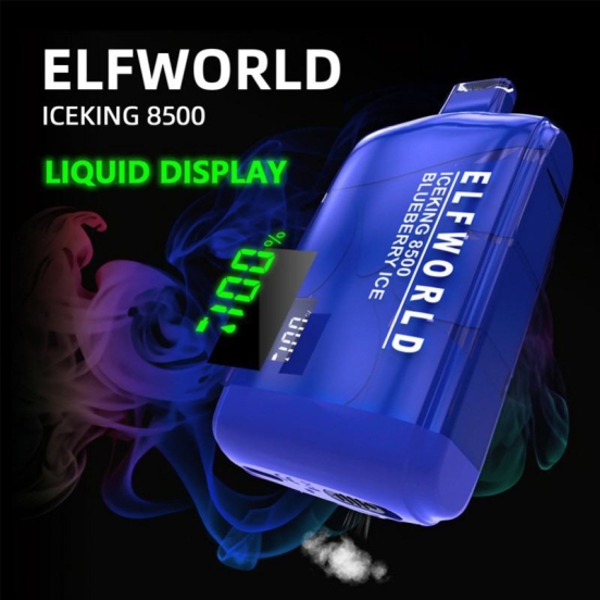 2024 Bulk Price Elfworld Iceking 8500 Puffs Wholesale Price Disposable Vape Bars