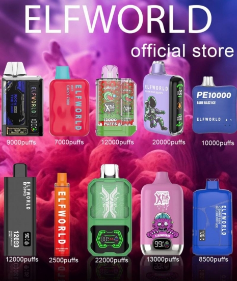 2024's Finest Vaping ELFWORLD All Models 22000 Puffs Disposable Big Hit Vape