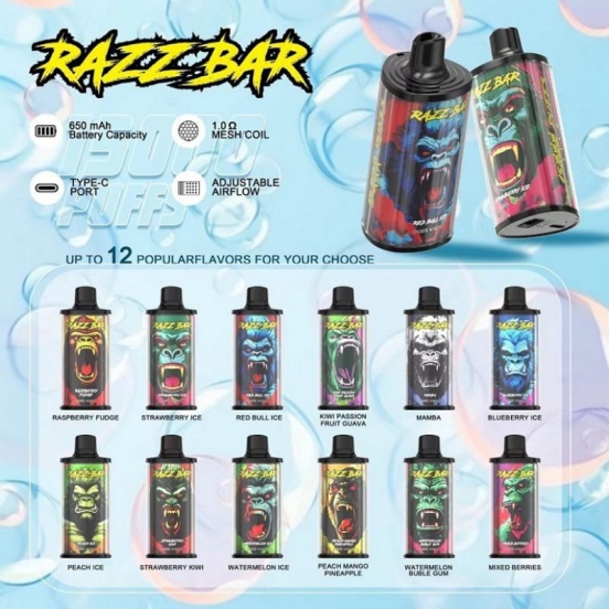 Bulk Pricing Disposable OEM ODM RAZZ Vape Razz 15000 Puffs Bar Wholesale