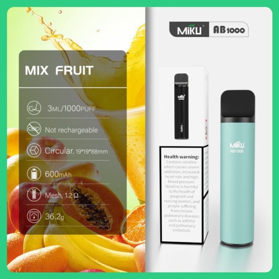 Disposable Miku Vape Ab1000817 Bars Wholesale Price