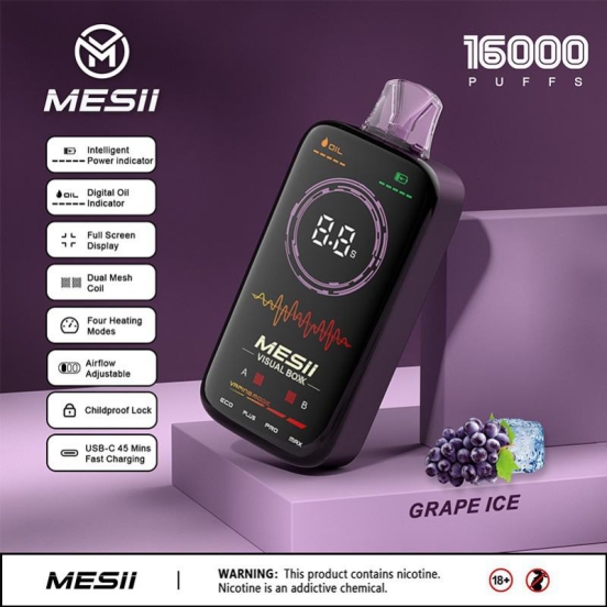 Vapme, Maskking, Vazol, RandM. Messi Mesii Visual 16000 Puffs Wholesale Vape