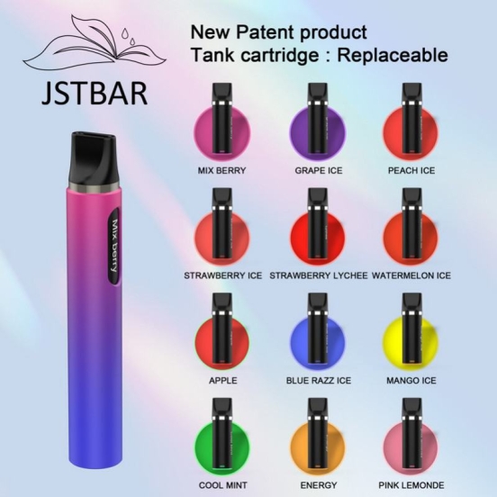 Wholesale Disposable Customized Rechargeable 600 Puffs Vape Pens