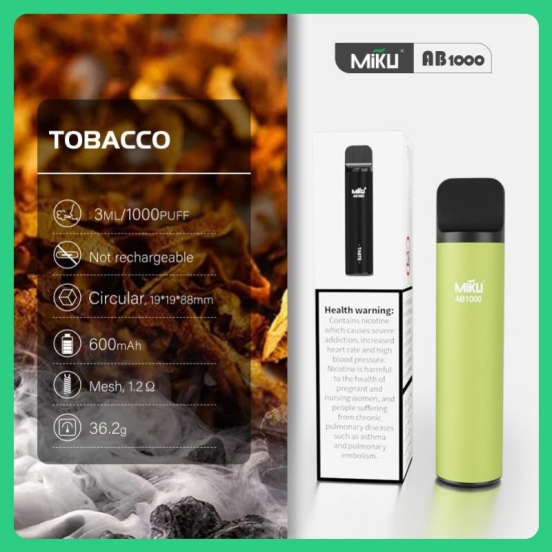 Disposable Miku Ab10001019 Vape Pen Wholesale Price