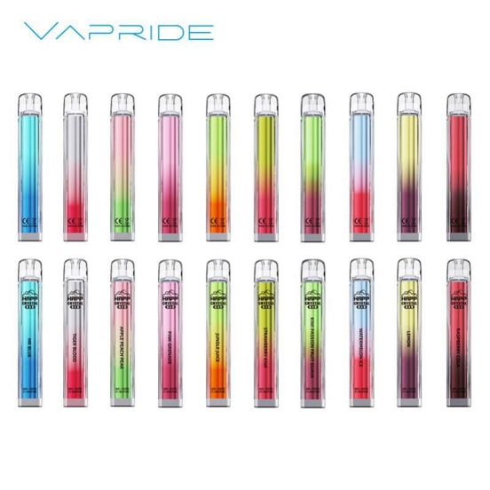 Disposable VAPRIDE Vapride Happ Crystal  E 600 Puffs Vape Pens Wholesale