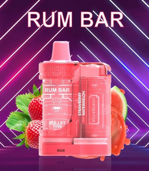 Wide Flavor Selection AIM Disposable Vape Brands Rum Bullet 7000 Puffs