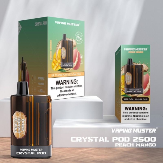 VapingMuster Disposable Vape Pen Vmcrystal Pod 2500 Puffs