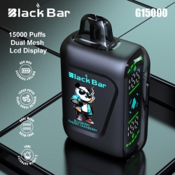 black & Custom Logo G15000 1500020000 Puffs Disposable Vape Device