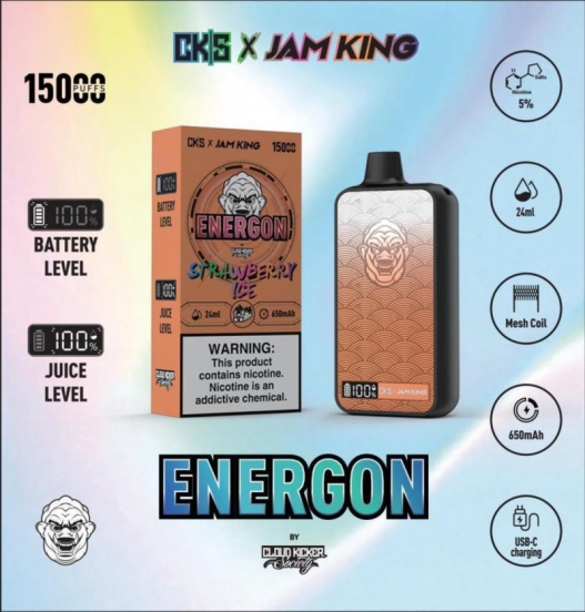 Jam King & CKS Jam King Cks 15000 8000 Puffs Vape