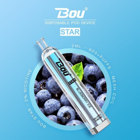 BOU Disposable Vape Bar 600 Puffs