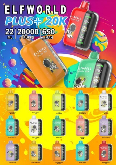 Best Elfworld 20000 Puffs Disposables Vape Wholesale