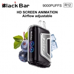 Black & Support Customization R12 12000 Puffs Hits Vape