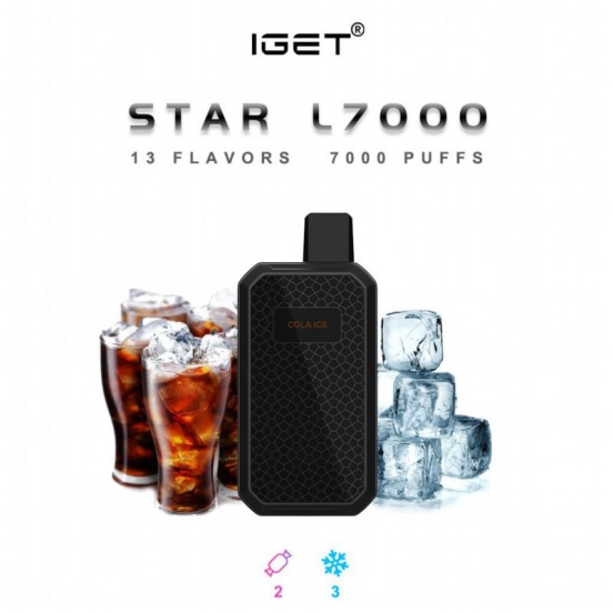Best Quality Iget Star L7000 Hits Vape