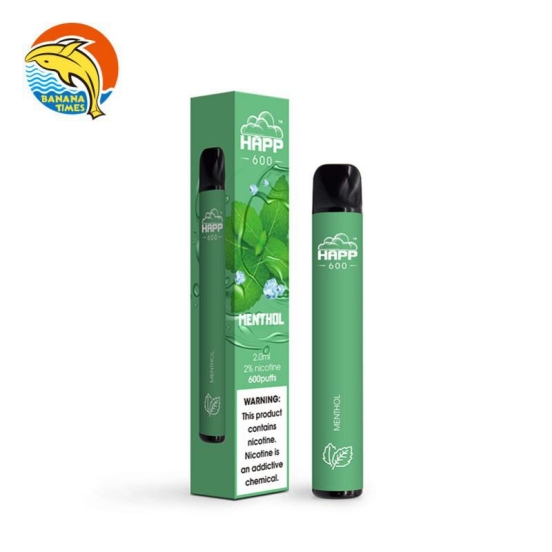 Banana Times Puff Happ Electronic 600 Puffs Disposable E-cigarette